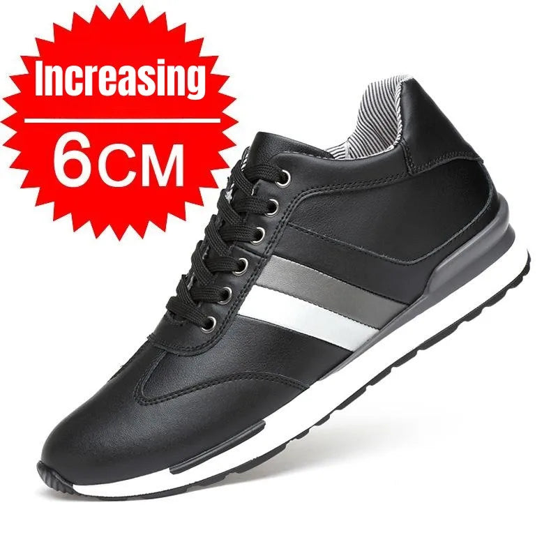 PDEP Summer Invisible Inner Height Increase Men's Shoes 10cm Sneakers Korean Fashion Breathable Casual Zapatillas De Hombre