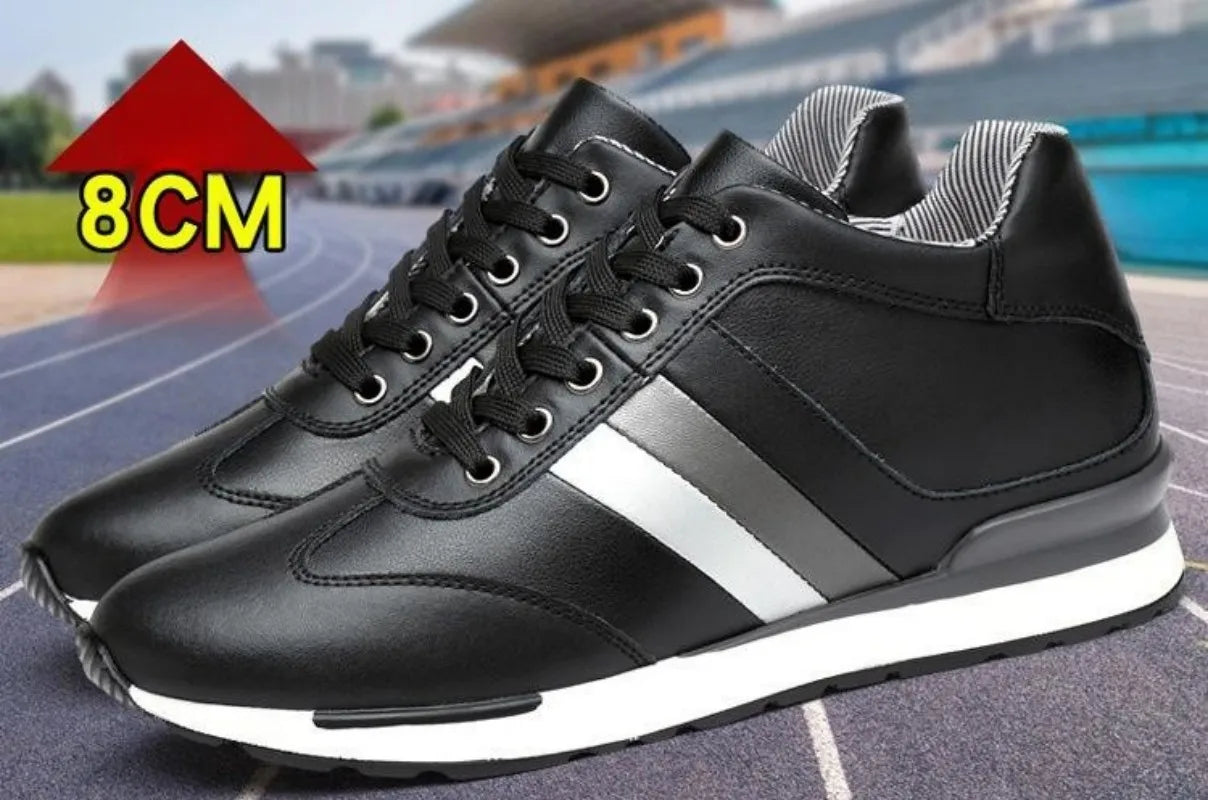 PDEP Summer Invisible Inner Height Increase Men's Shoes 10cm Sneakers Korean Fashion Breathable Casual Zapatillas De Hombre