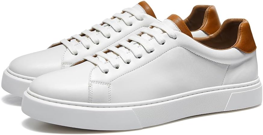 ALIPASINM Leather Business Casual Sneakers Shoes for Men