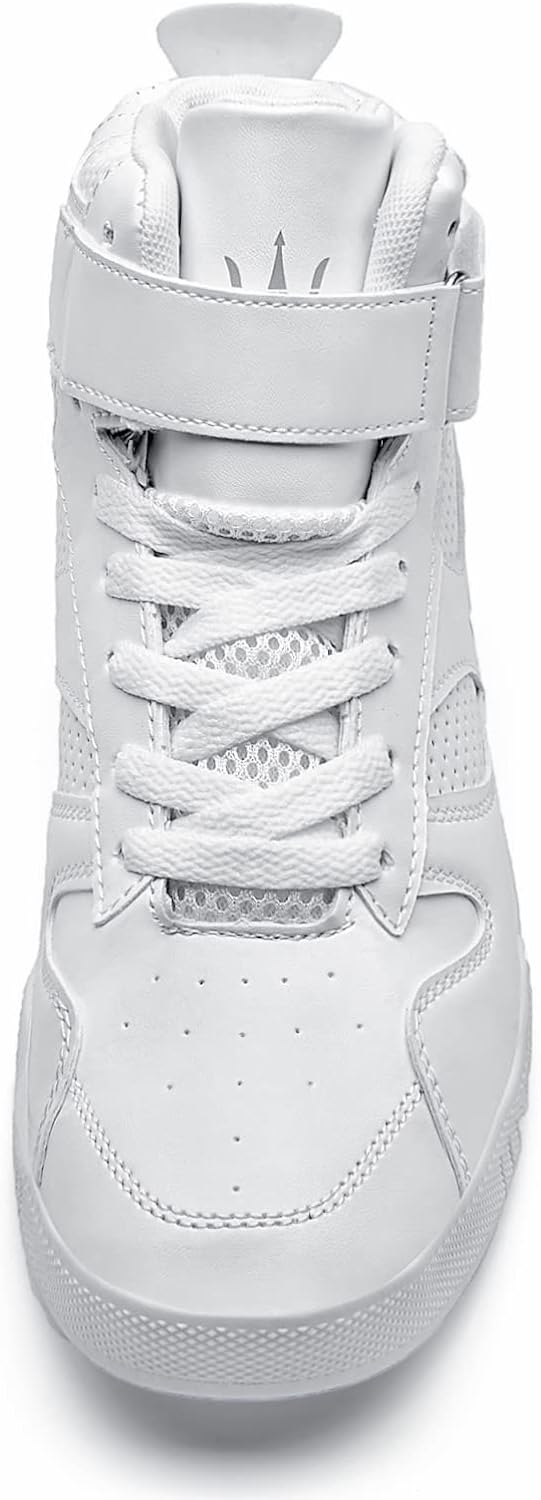 KUXIE Shoes Men's High Top Fashion Sneakers Outdoor Casual Sports Shoes Training Leather Shoes Mens Flats
