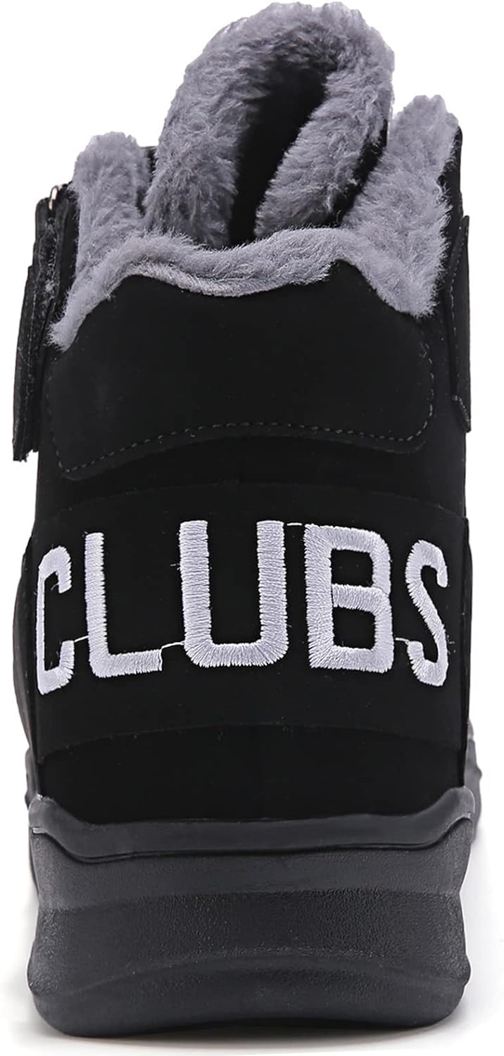 KUXIE Shoes Men's High Top Fashion Sneakers Outdoor Casual Sports Shoes Training Leather Shoes Mens Flats