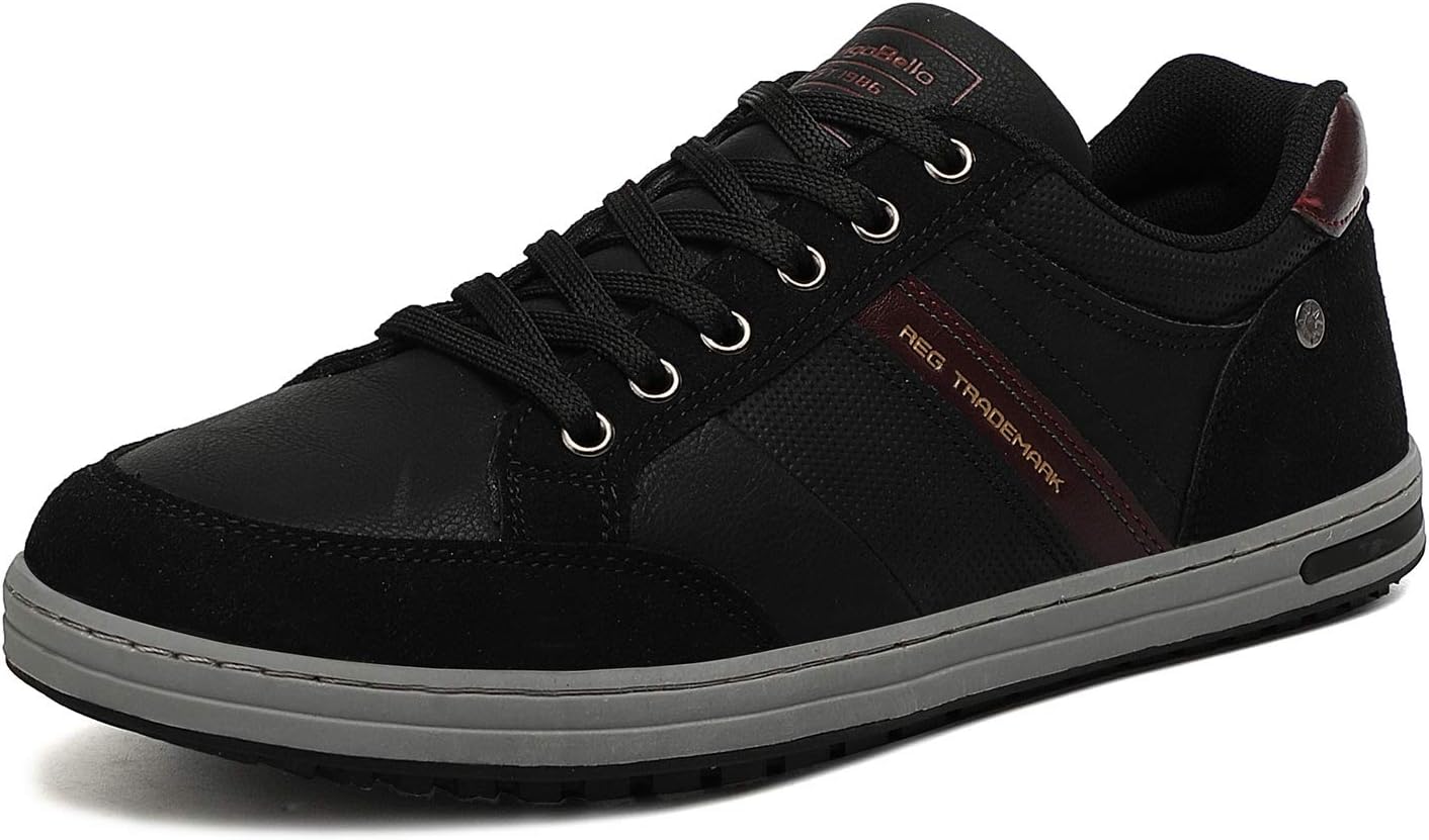 AX BOXING Mens Casual Shoes Fashion Sneakers Breathable Comfort Walking Shoes for Male