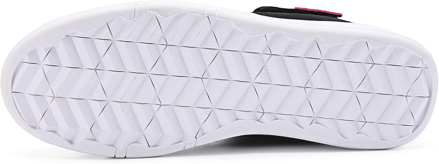 KUXIE Shoes Men's High Top Fashion Sneakers Outdoor Casual Sports Shoes Training Leather Shoes Mens Flats