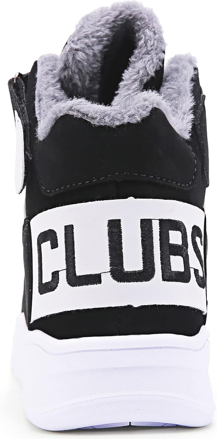 KUXIE Shoes Men's High Top Fashion Sneakers Outdoor Casual Sports Shoes Training Leather Shoes Mens Flats
