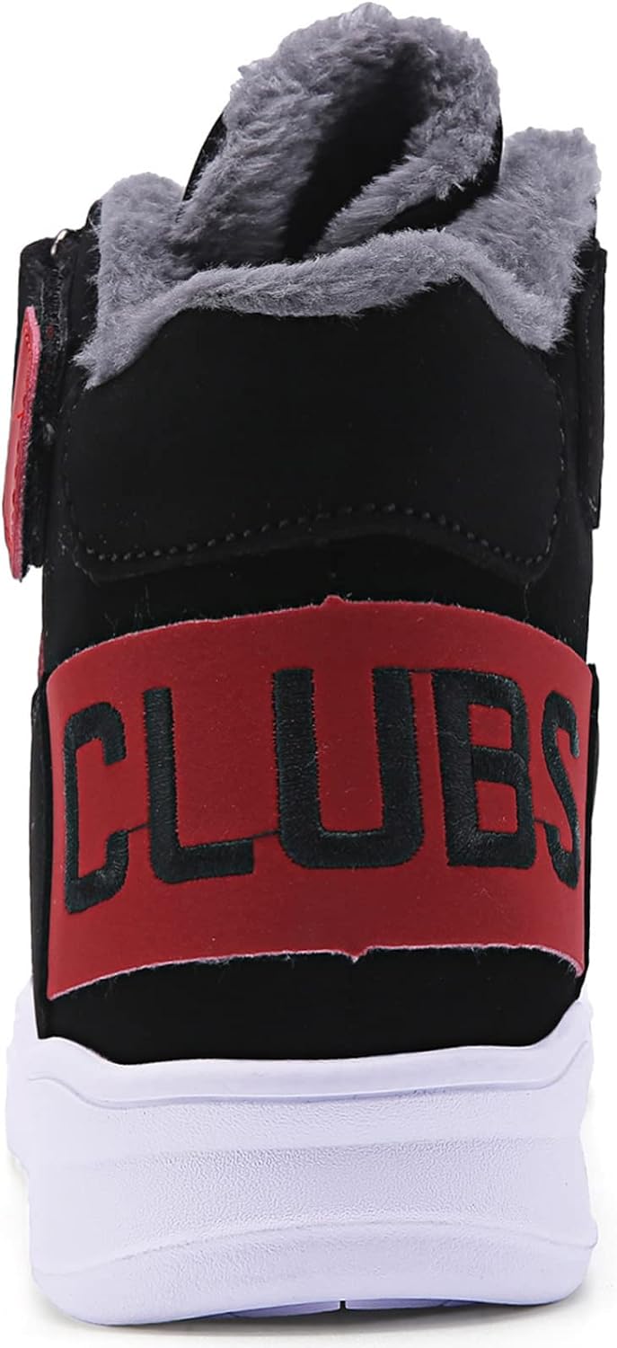 KUXIE Shoes Men's High Top Fashion Sneakers Outdoor Casual Sports Shoes Training Leather Shoes Mens Flats