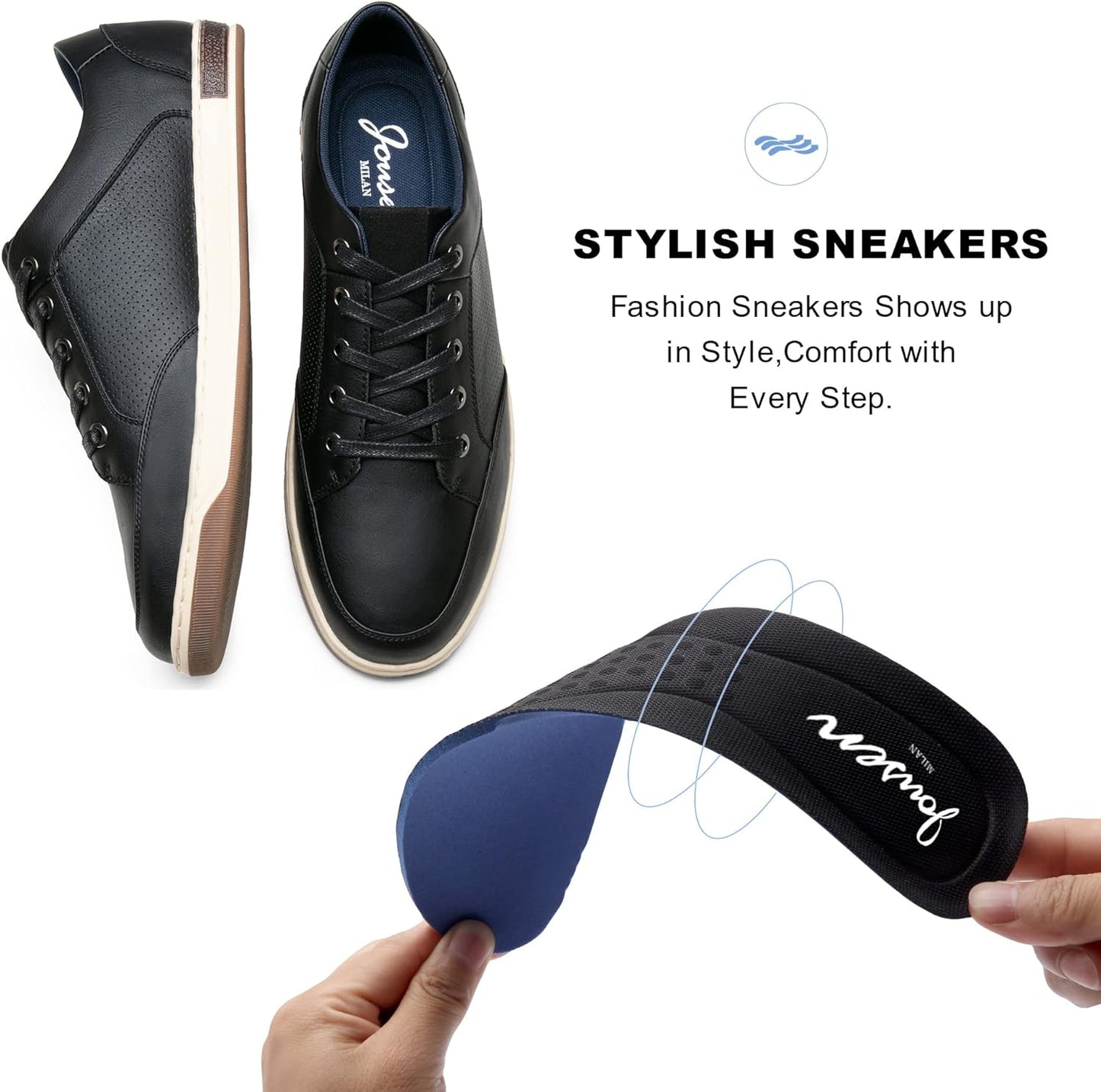 Jousen Men's Fashion Casual Sneakers