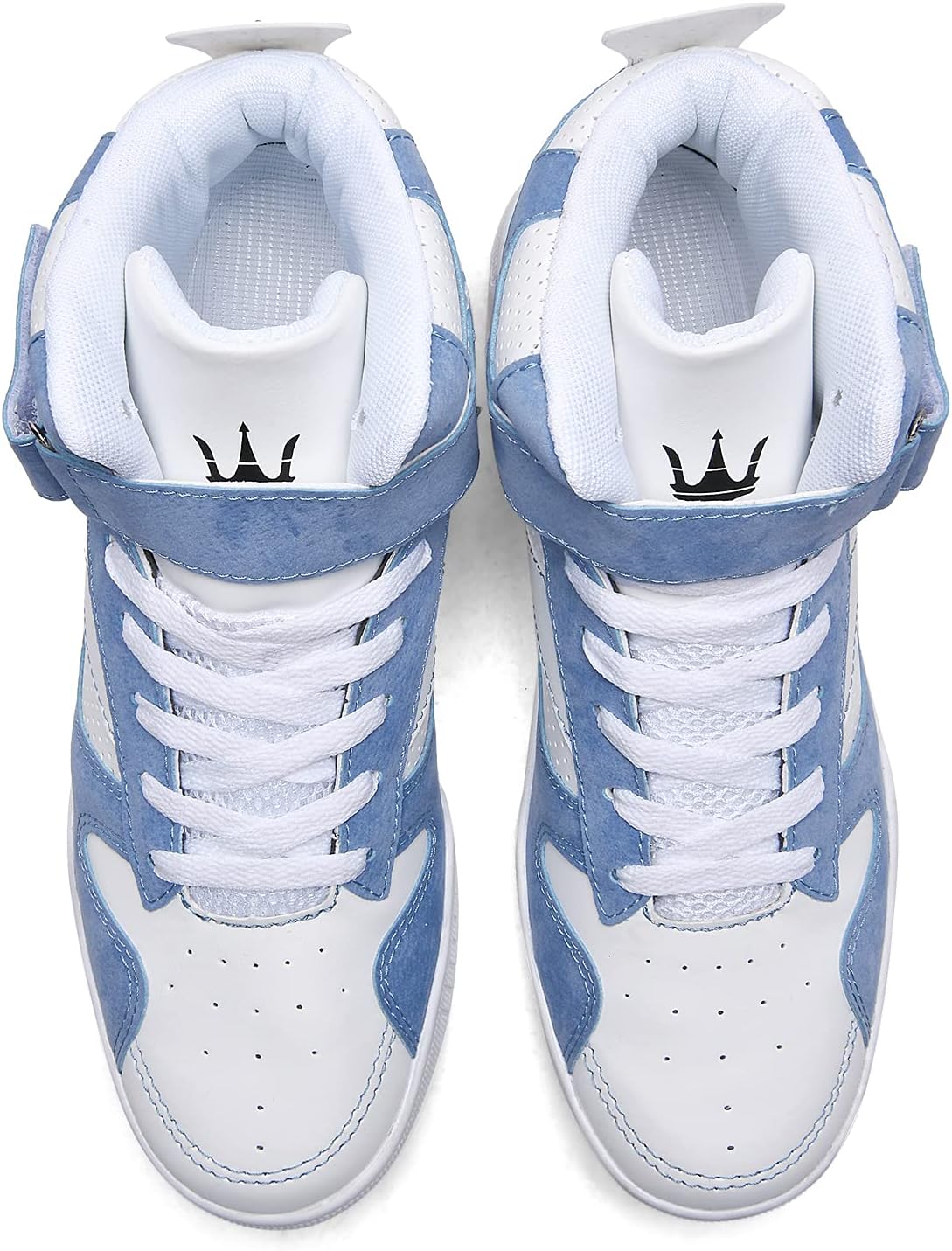 KUXIE Shoes Men's High Top Fashion Sneakers Outdoor Casual Sports Shoes Training Leather Shoes Mens Flats