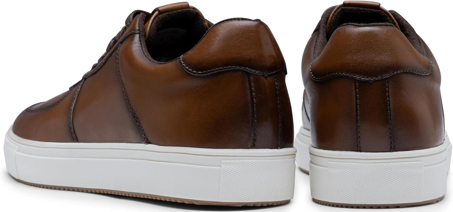Jousen Men's Casual Shoes Leather Fashion Sneakers Dress Oxford Shoes