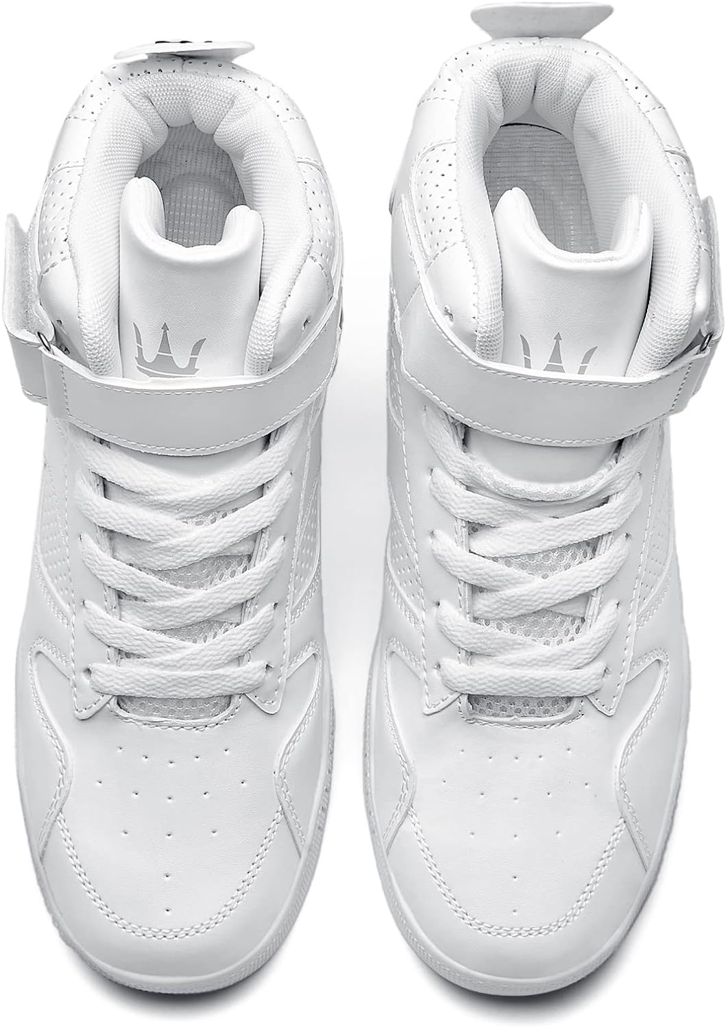 KUXIE Shoes Men's High Top Fashion Sneakers Outdoor Casual Sports Shoes Training Leather Shoes Mens Flats