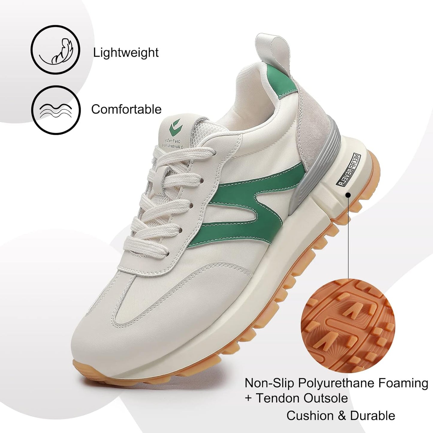 somiliss Sneakers for Women Genuine Leather Suede Patchwork Casual Lace Up Non-Slip Walking Shoes Comfortable Tennis Running Shoes Womens Fashion Sneakers