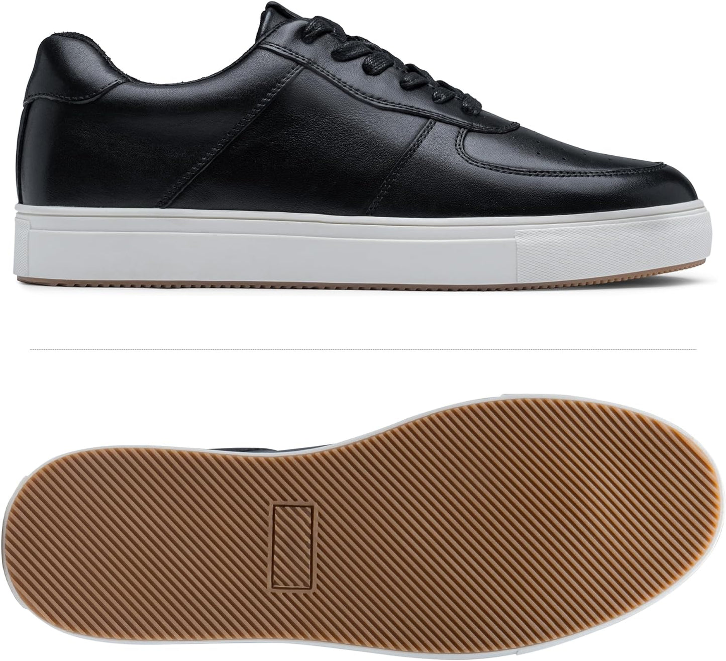Jousen Men's Casual Shoes Leather Fashion Sneakers Dress Oxford Shoes