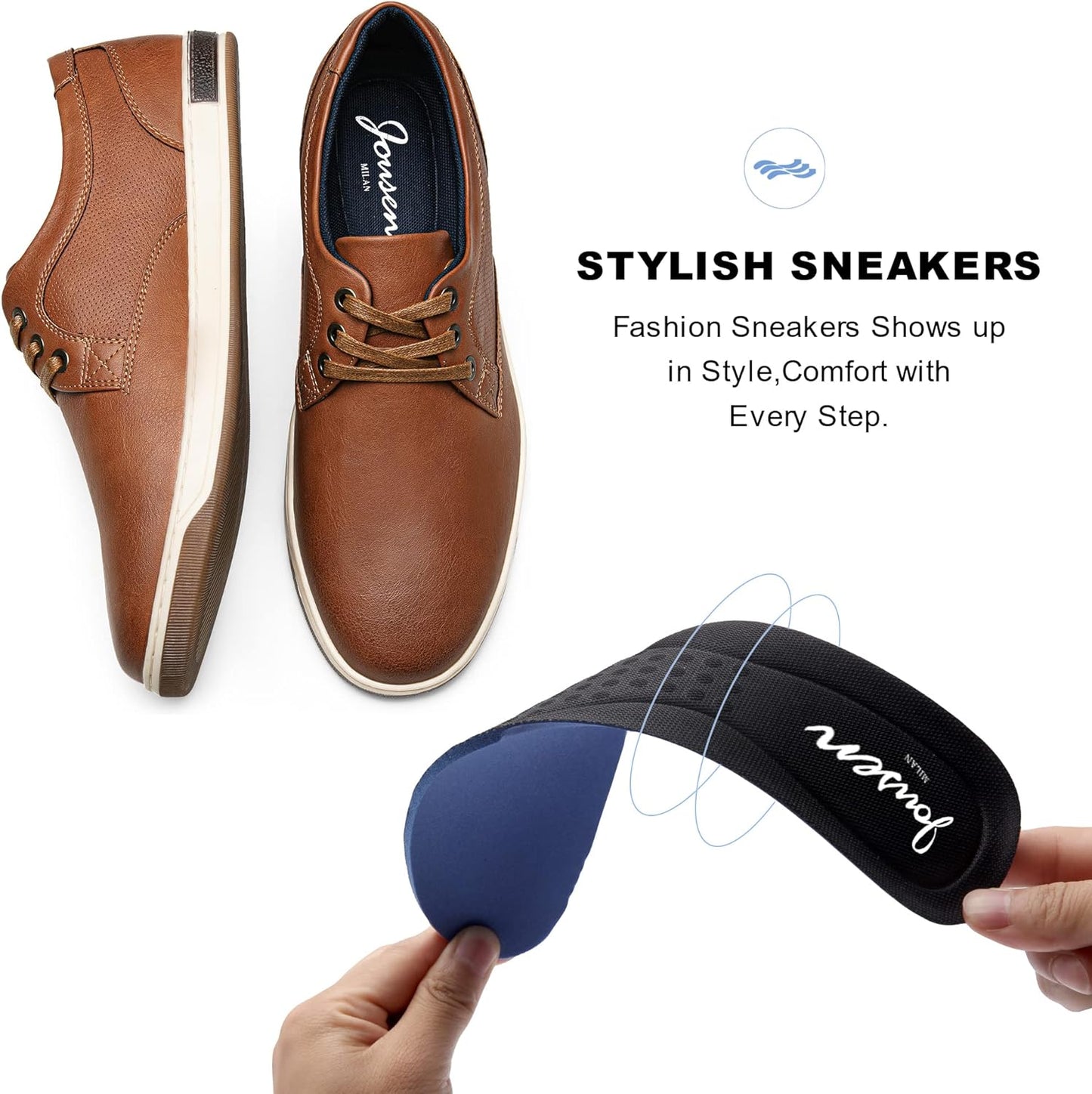 Jousen Men's Fashion Casual Sneakers