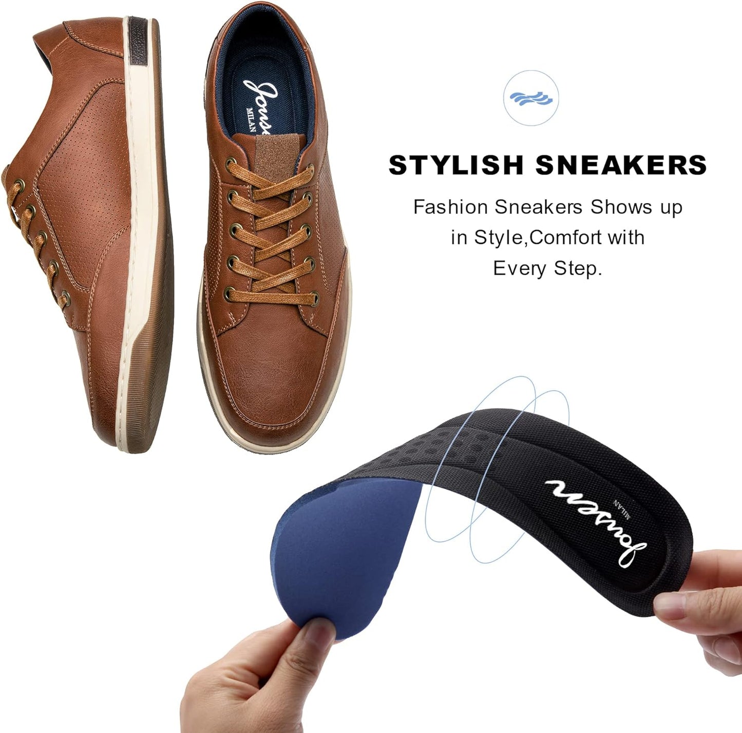 Jousen Men's Fashion Casual Sneakers