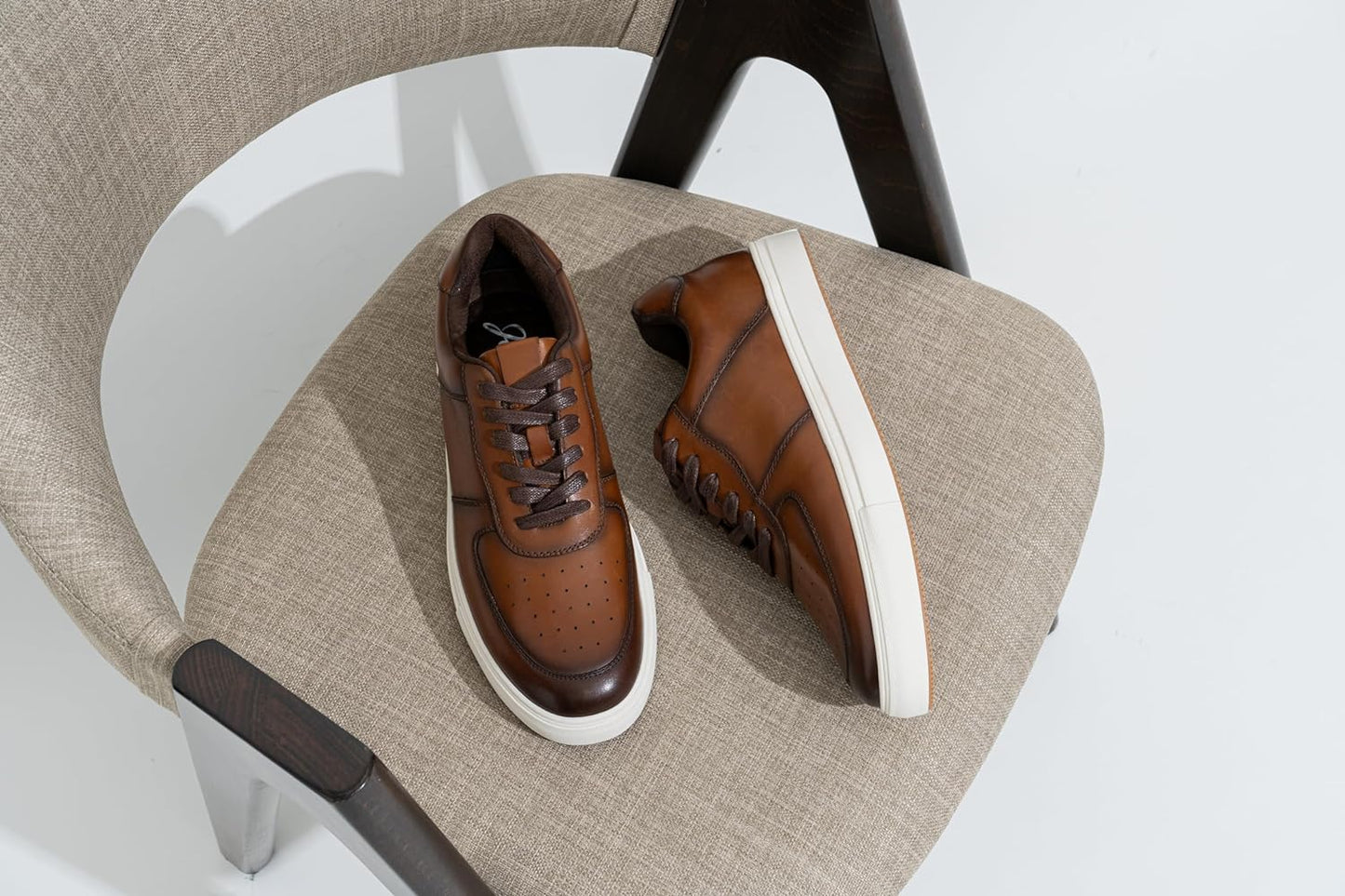 Jousen Men's Casual Shoes Leather Fashion Sneakers Dress Oxford Shoes