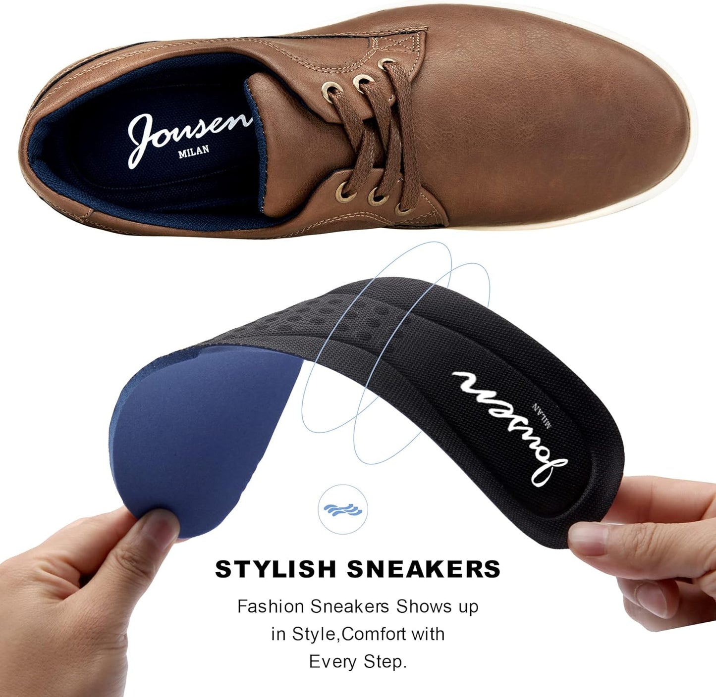 Jousen Men's Fashion Casual Sneakers