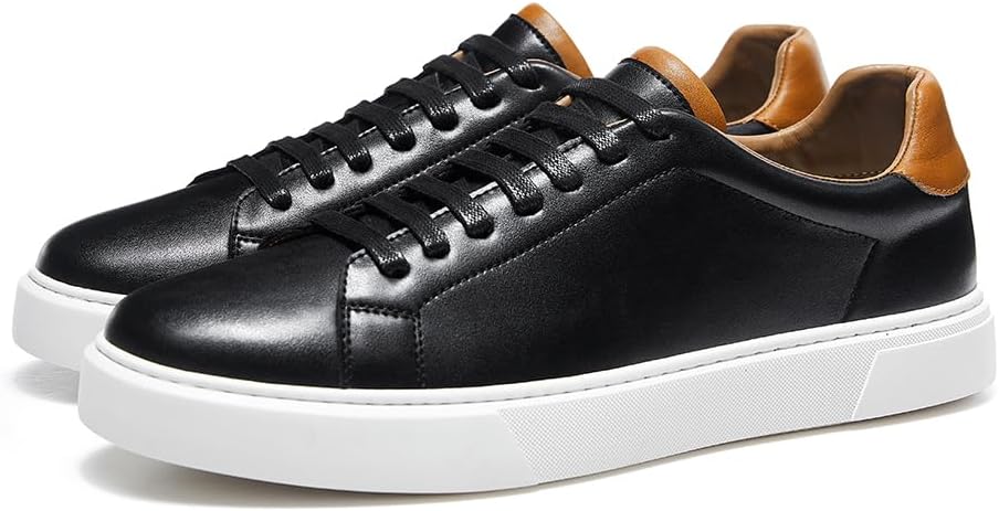 ALIPASINM Leather Business Casual Sneakers Shoes for Men