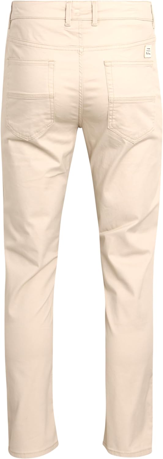 Ben Sherman Men's Khaki Pants - Comfort Stretch Slim Fit Woven Sateen Chinos - Casual Khaki Pant for Men