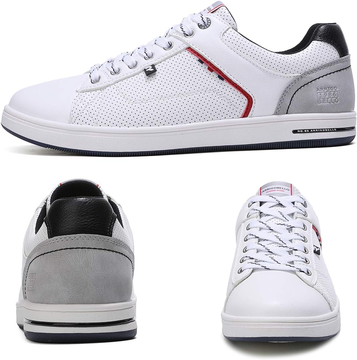 AX BOXING Mens Casual Shoes Fashion Sneakers Breathable Comfort Walking Shoes for Male