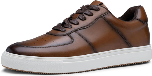 Jousen Men's Casual Shoes Leather Fashion Sneakers Dress Oxford Shoes