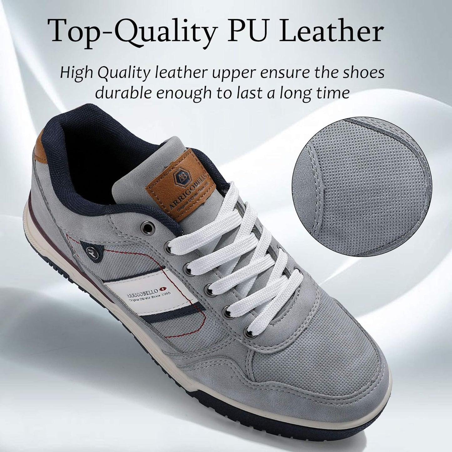 AX BOXING Mens Casual Shoes Fashion Sneakers Breathable Comfort Walking Shoes for Male